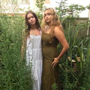 White Banana Republic long dress